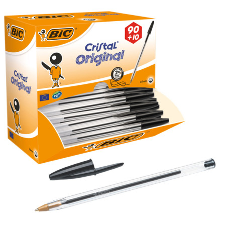 Dispenser Value Pack 90+10 Penna Sfera Cristal® Medio 1,0mm